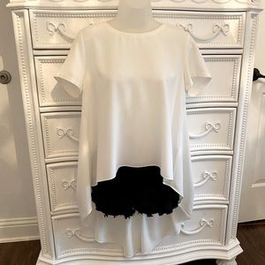 Crosby by Mollie Burch Hi-Lo White Top